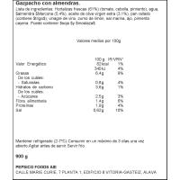 Gaspatxo Gourmet PET ALVALLE, ampolla 900 ml