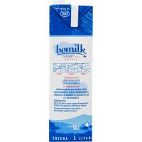 Llet sencera BOMILK, brik 1 litre