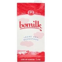 Llet desnatada BOMILK, brik 1 litre