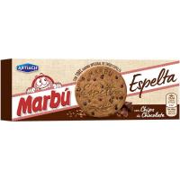 Galleta Marbú con espelta y chips ARTIACH, caja 225 g