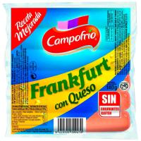 Salsitxa Frankfurt amb formatge CAMPOFRÍO, sobre 140 g