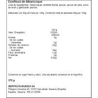 Confitura de albaricoque BEBÉ, frasco 370 g