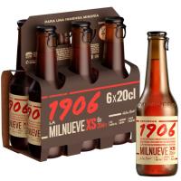 Cervesa 1906, pack mini en ampolla 6x20 cl