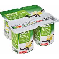 Bífidus cremoso vainilla EROSKI, pack 4x125 g