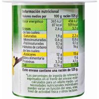 Bífidus cremoso vainilla EROSKI, pack 4x125 g