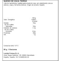 Formatge rodanxes baix en sal EL VENTERO, safata 80 g