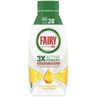 Lavavajillas máquina gel limón FAIRY, botella 28 dosis