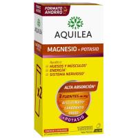 Comprimits efervescents magnesi+potassi AQUILEA, caixa 28 u