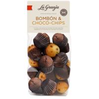 Mini magdalenas duo bombón & choco LA GRANJA, bolsa 250 g