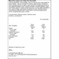 Bescuit iogurt la fageda xoco xips LA GRANJA, bossa 350 g