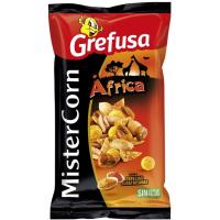 Surtido de aperitivos África GREFUSA MISTERCORN, bolsa 155 g