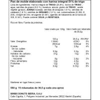 Pa de motlle amb pipes OROWEAT, paquet 550 g