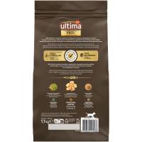 Aliment de pollastre per a gos mini ULTIMA, sac 1,1 kg