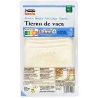 Formatge rodanxes vaca EROSKI BASIC, safata 300 g