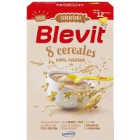 Farinetes superfibra 8 cererales amb cacau BLEVIT, caixa 500 g