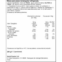 Masa pizza finissima rectangular BUITONI, caja 260 g