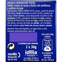 Crema de cacao en sticks 2 sabores NOCILLA, pack 2x30 g
