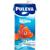 Leche ligera entera PULEVA DISNEY, brik 1 litro