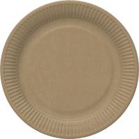 Platos kraft 18 cm SMART GABBIANO, 30 uds