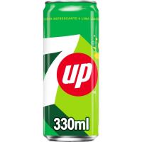 Refresc de llima-llimona SEVEN UP, llauna 33 cl
