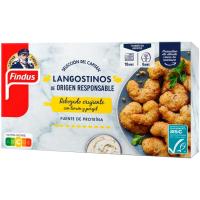 Langostinos rebozados con limón y perejil FINDUS, caja 220 g