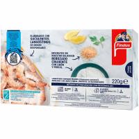 Langostinos rebozados con limón y perejil FINDUS, caja 220 g