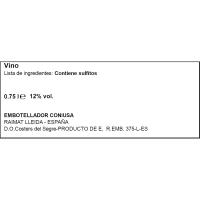 Vi blanc albariño RAIMAT, ampolla 75 cl