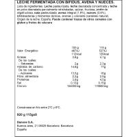 Iogurt civada & nous ACTIVIA, pack 8x115 g