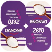 Yogur natural DANONE ZERO, pack 4x120 g