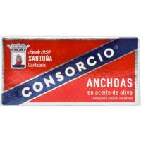 Anxova en oli d'oliva CONSORCI, lata 29 g