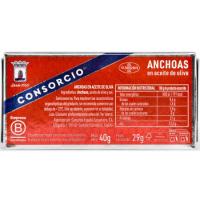 Anchoa en aceite de oliva CONSORCIO, lata 29 g