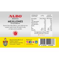 Musclo petit en escabetx ALBO, llauna 115 g