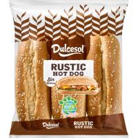Hot dog rústic DULCESOL, 6 u, paquet 330 g