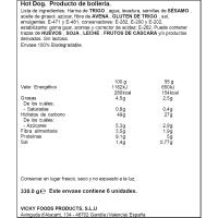 Hot dog rústic DULCESOL, 6 u, paquet 330 g