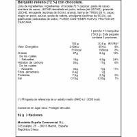 Barquillo de chocolate negro FONTANEDA FINAS, paquete 92 g