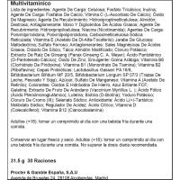 Vitamina A,B12,C,D & Hierro Energy50+ BION3, bote 30 comprimidos