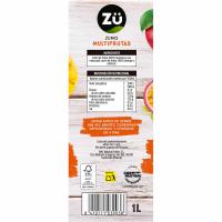 Suc espremut de fruites ZÜ, ampolla 1 litre