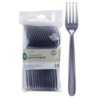 Tenedor reutilizable MKS, pack 15 uds