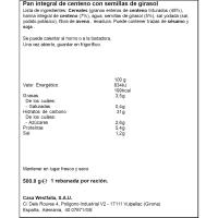 Pa de llavors de gira-sol MESTEMACHER, paquet 500 g