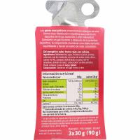 Gel energètic sabor fruits vermells EROSKI, 90 g