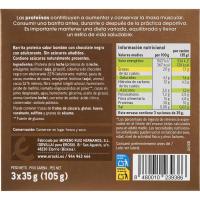 Barreta proteica sabor bombó low sugar EROSKI, caixa 105 g