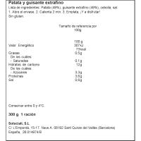 Patata y guisante extrafino PIMPAM FOOD, paquete 300 g