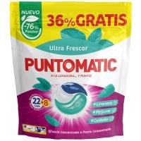 Detergente capsula frescor PUNTOMATIC, 22+8 dosis