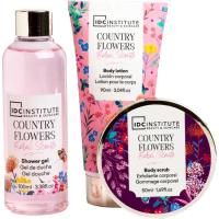 Set Jaula Country Flowe 3 piezas IDC INSTITUTE, pack 1 ud