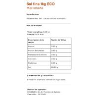 Sal fina Marismeña eco VERITAS, paquete 1 kg