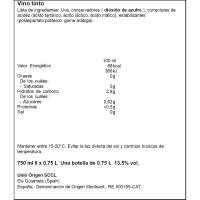 Vi negre D.O. MONTSANT OLLA NEGRA, ampolla 75 cl