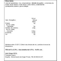 Vino Tinto D.O.Q. PRIORAT POBOLEDA, botella 75 cl