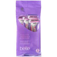 Maquineta de depilació basculant 3 fulles BELLE, pack 4 u