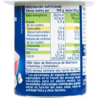 Iogurt grec natural light 2% EROSKI, pack 6x125 g