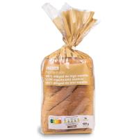 Pan de espelta 100% integral EROSKI, paquete 460 g